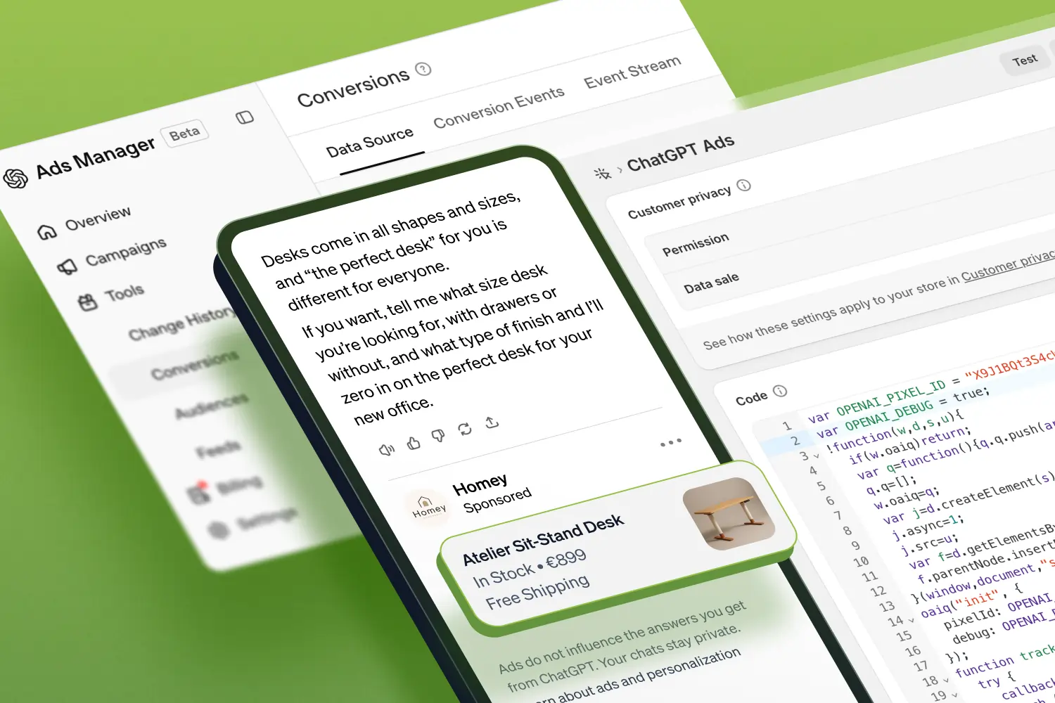 image for How to install the ChatGPT Ads pixel on Shopify without an App post