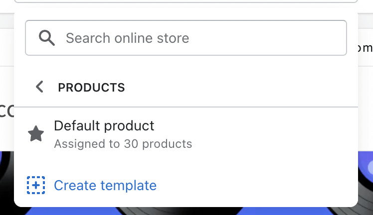 Shopify theme customize product page dropdown