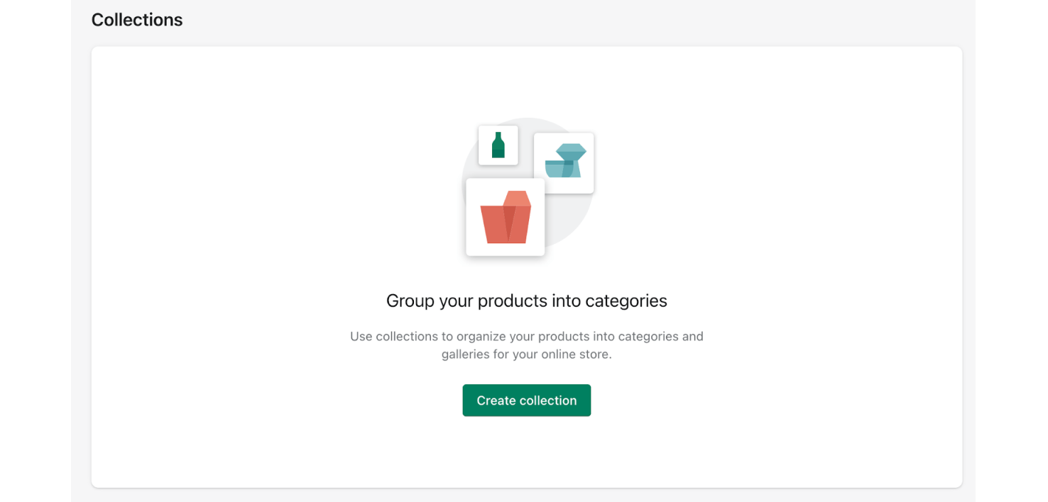 Create shopify collection