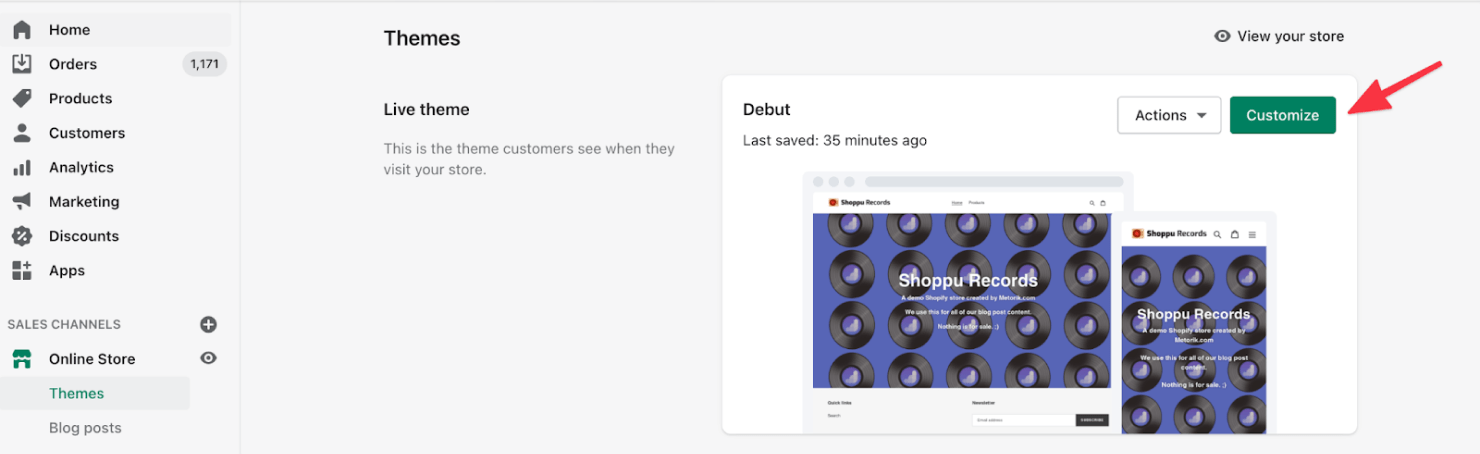 Displaying a Shopify collection on a page