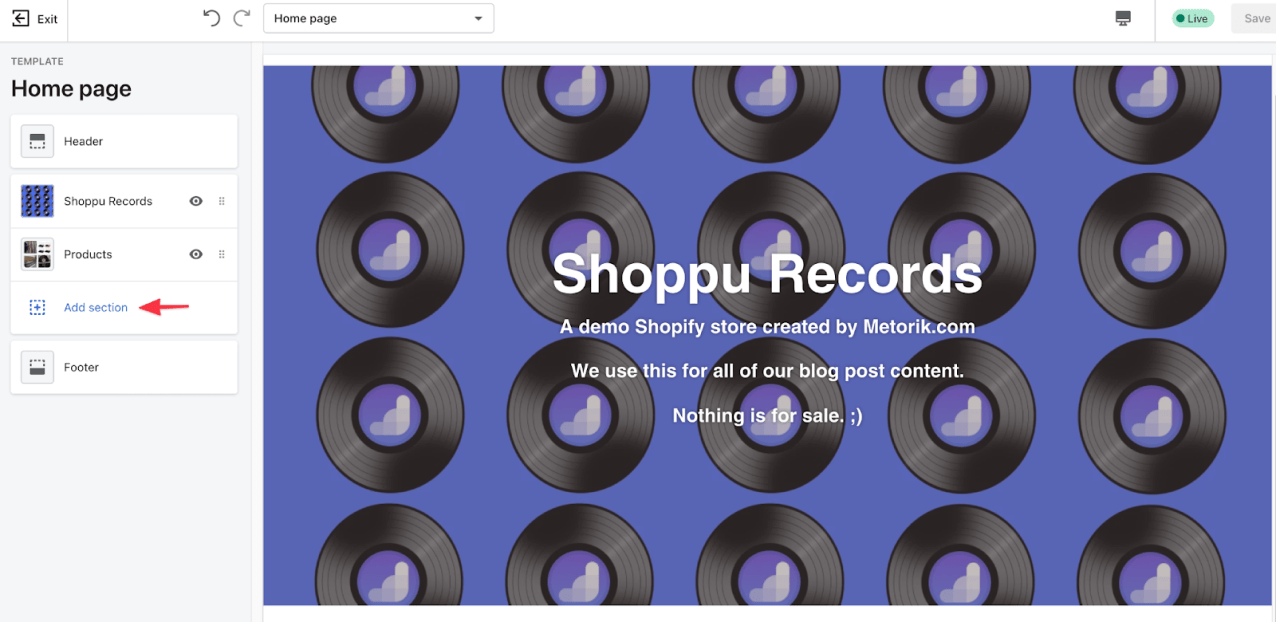 Displaying a Shopify collection on a page
