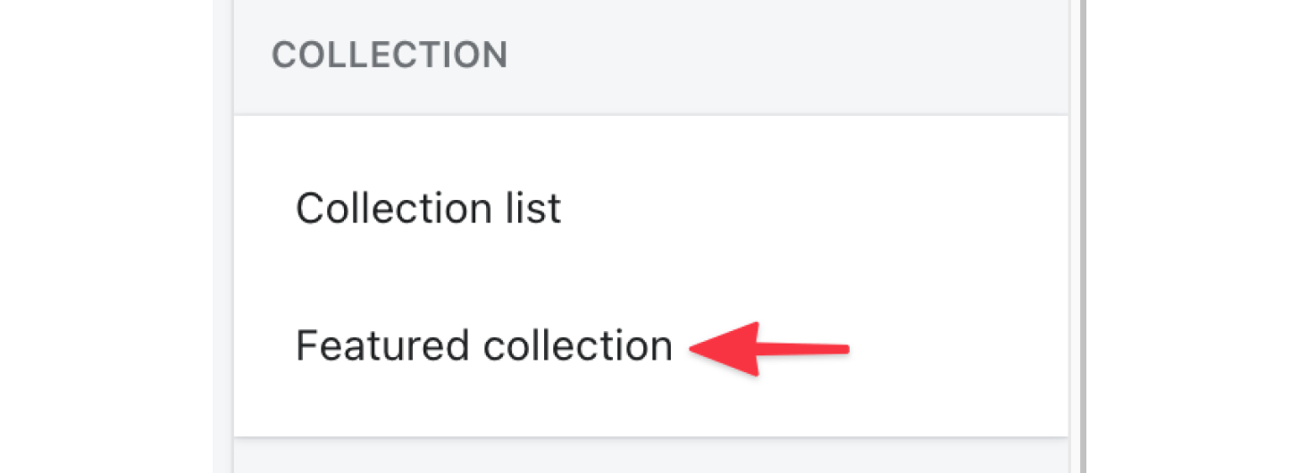 Displaying a Shopify collection on a page