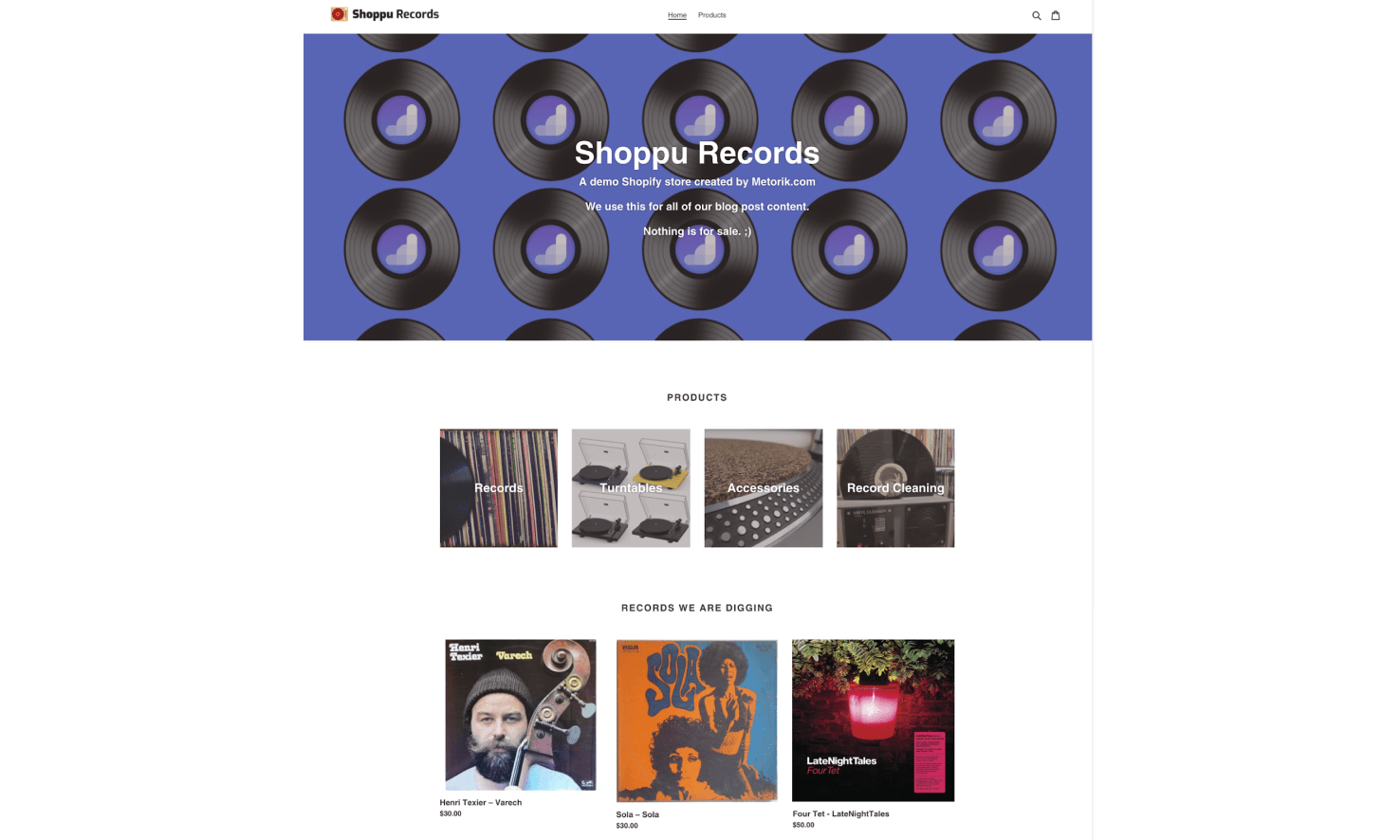 Displaying a Shopify collection on a page