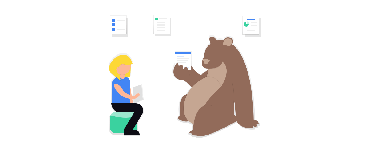 human and bear data