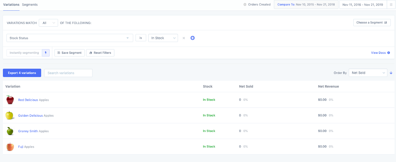 metorik variation segmenting