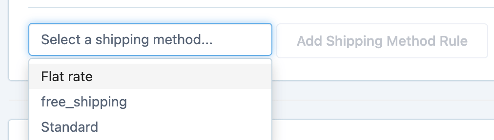 choose shipping method