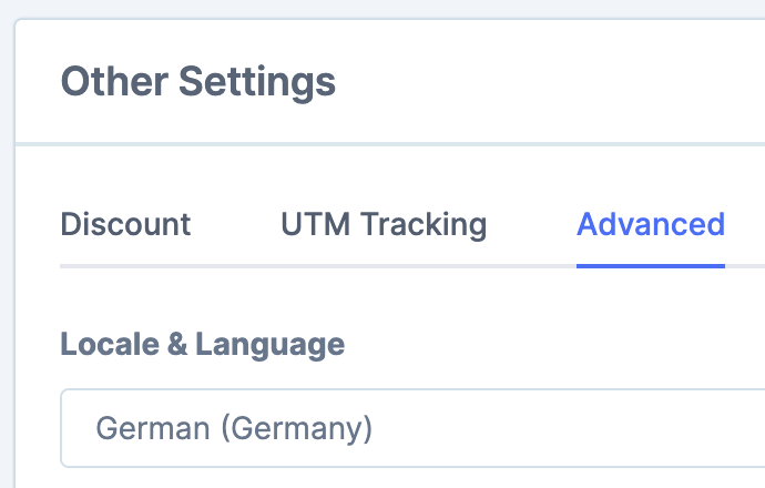 set locale of abandoned cart