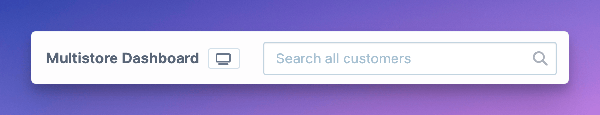 TV mode and search all customers