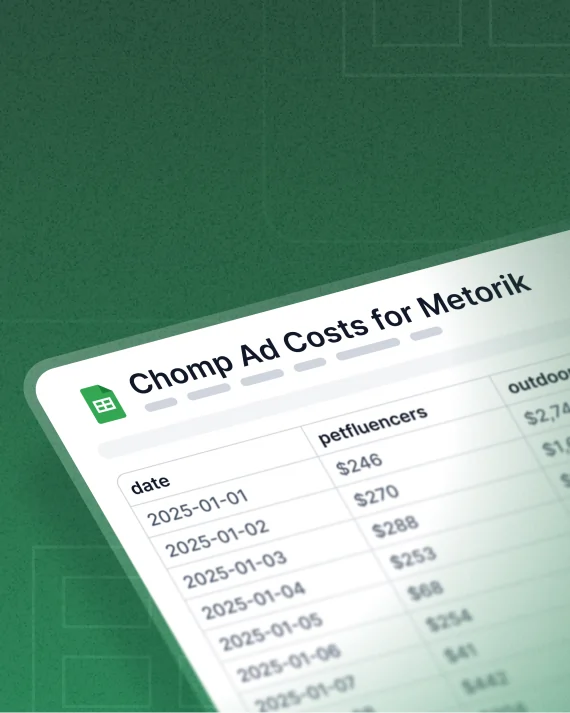 Google Sheets integration background