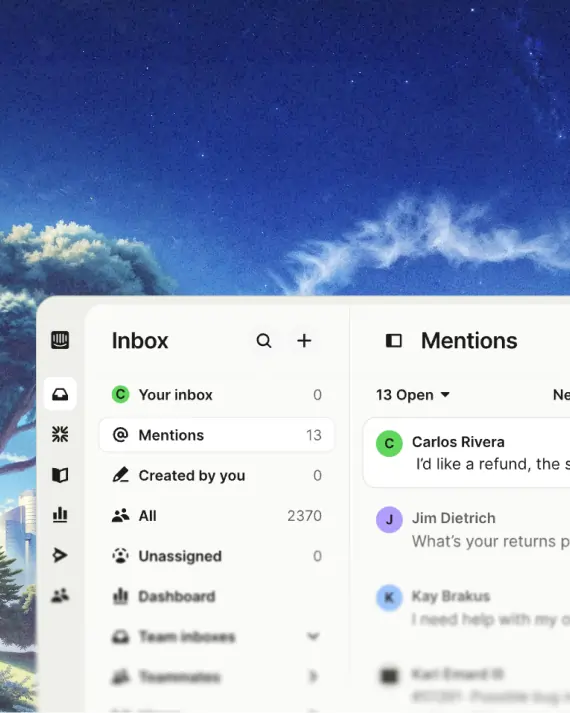 Intercom integration background