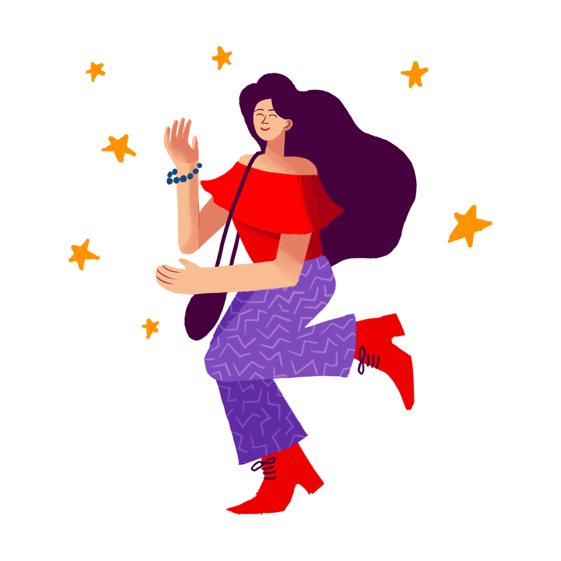 Happiness illustration